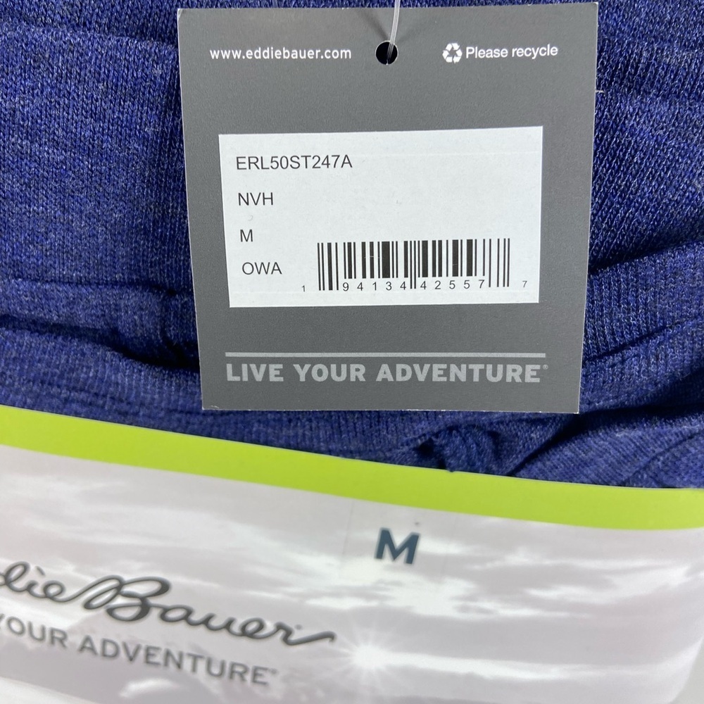 Eddie Bauer NWT 2 Pc Pajama Set Blue Long Sleeve Lounge Sleepwear M - Picture 14 of 14